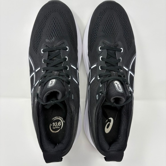 ASICS Gel-Kayano 31 Size 12 Mens Black White Athletic Running Shoes 1011B867
